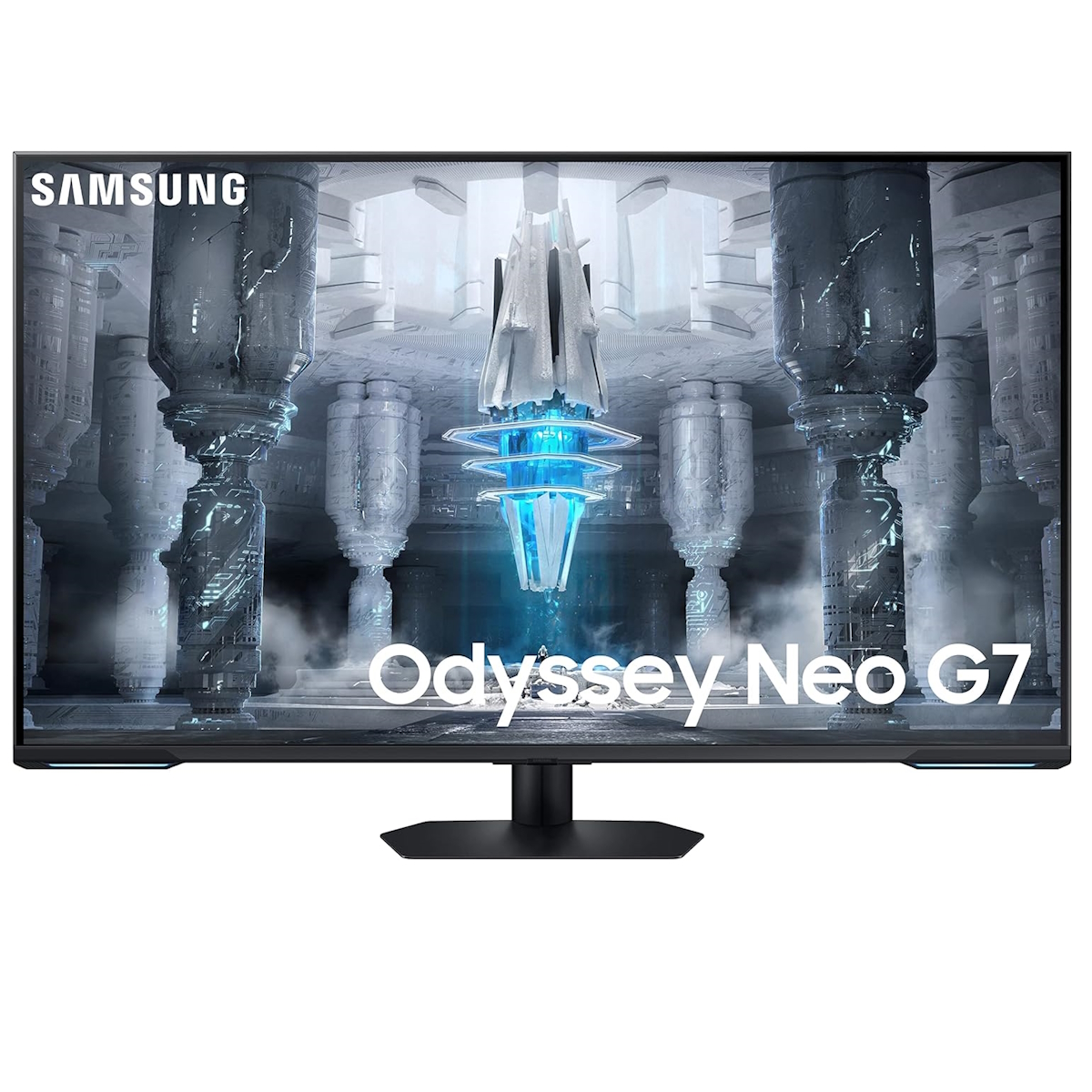 Photos - Monitor Samsung Odyssey G70C 43" 4K Mini LED Smart Gaming  144Hz Refresh refurbished LS43CG700NUXXU 