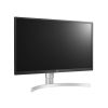 LG 27" Ultra HD 4K HDR Monitor Height Adjustable White Stand HDMI DP