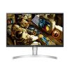 LG 27" Ultra HD 4K HDR Monitor Height Adjustable White Stand HDMI DP