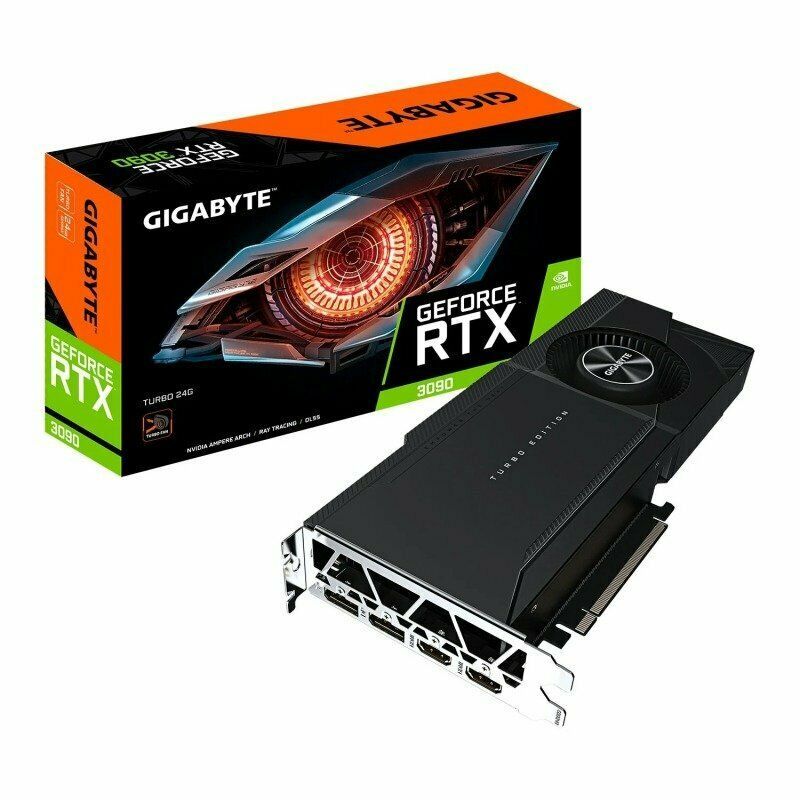 Gigabyte NVIDIA GeForce RTX 3090 24GB TURBO Ampere Graphics Card