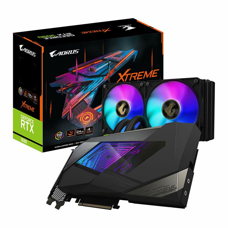 Gigabyte AORUS NVIDIA RTX 3090 XTREME WATERFORCE Graphics Card