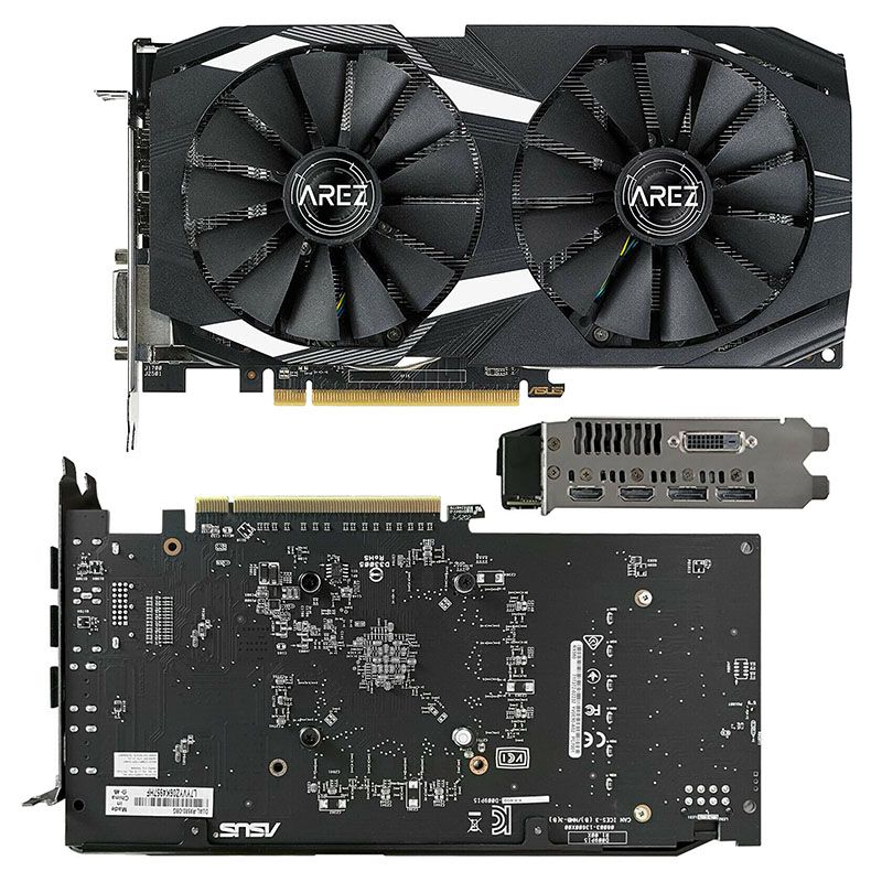 ASUS AMD Radeon Dual Series RX 580 OC 8GB Gaming Graphics Card 