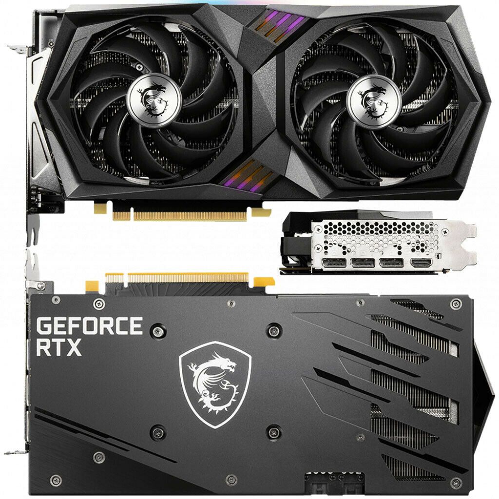 MSI GeForce RTX 3060 GAMING X Dual Torx Fan 12GB RGB Graphics Card 