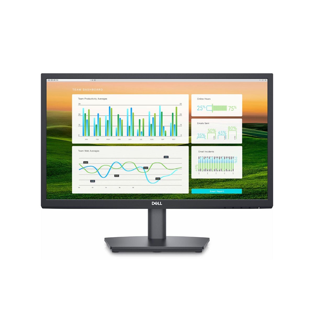 Dell E2222HS Monitor 21.5" Full HD 1920 x 1080p Height Adjustable & Speakers