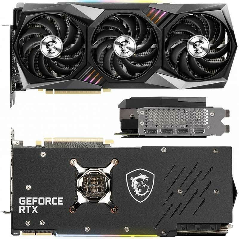 MSI NVIDIA GeForce RTX 3090 24GB GAMING X TRIO Ampere Professional Graphics Card