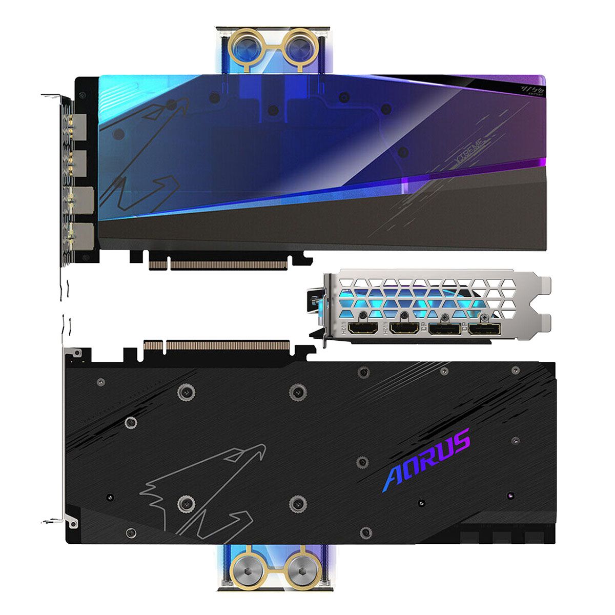 Gigabyte AORUS Graphics Card AMD Radeon RX 6900XT 16GB Water-cooled