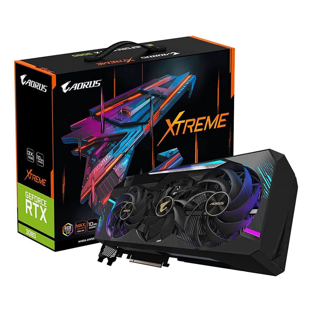 Gigabyte AORUS NVIDIA GeForce RTX 3080 10GB XTREME Rev2 Graphics Card 