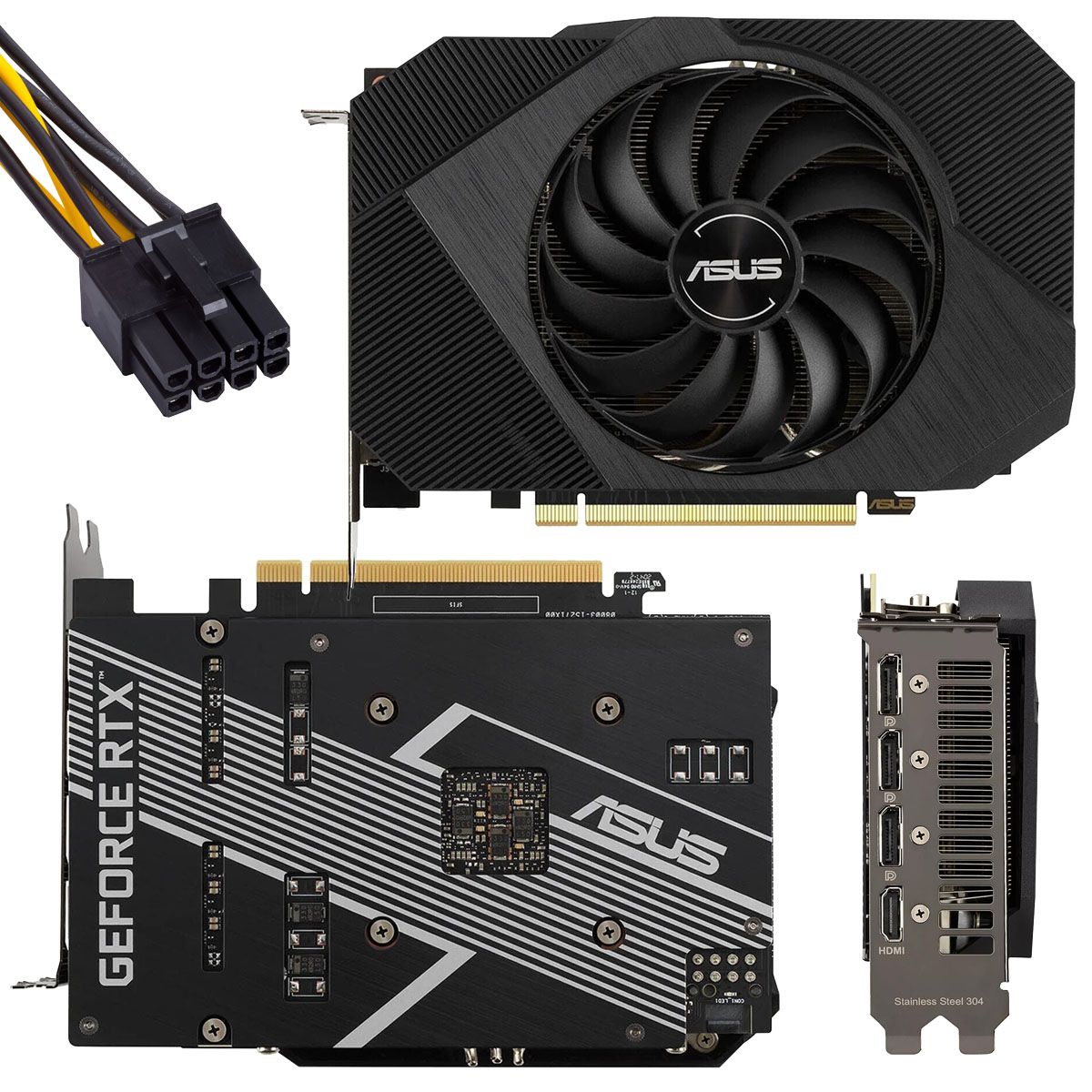 Asus GeForce RTX 3060 Phoenix LHR 12GB GDDR6 PCI-Express Compact Graphics Card