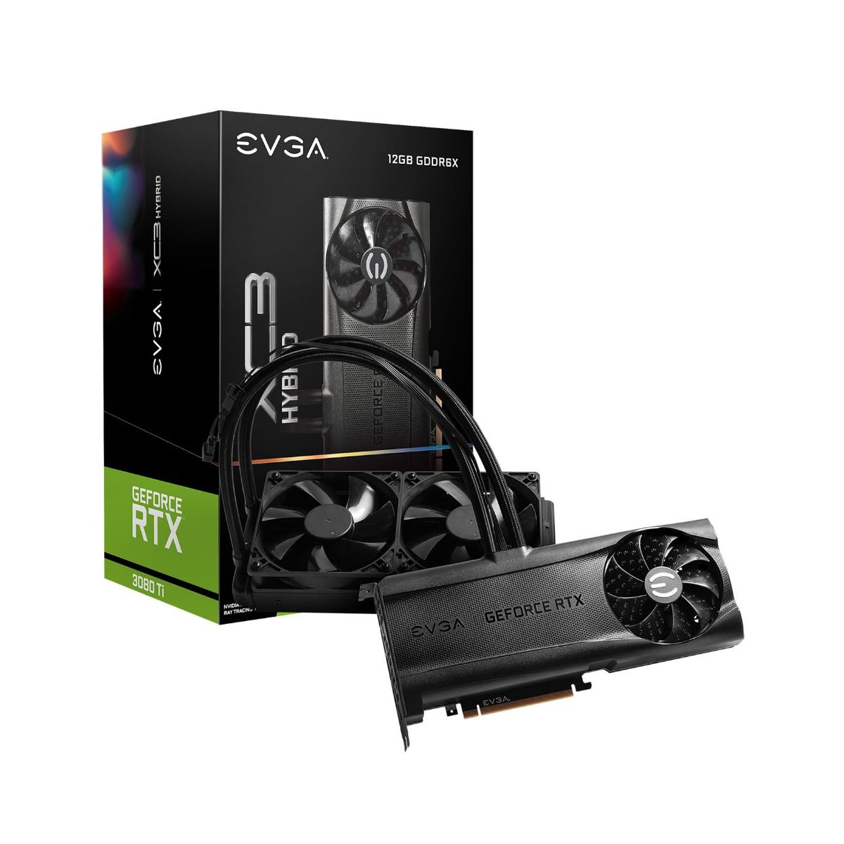 EVGA GeForce RTX 3080 Ti XC3 ULTRA HYBRID Water Cooled Graphics Card