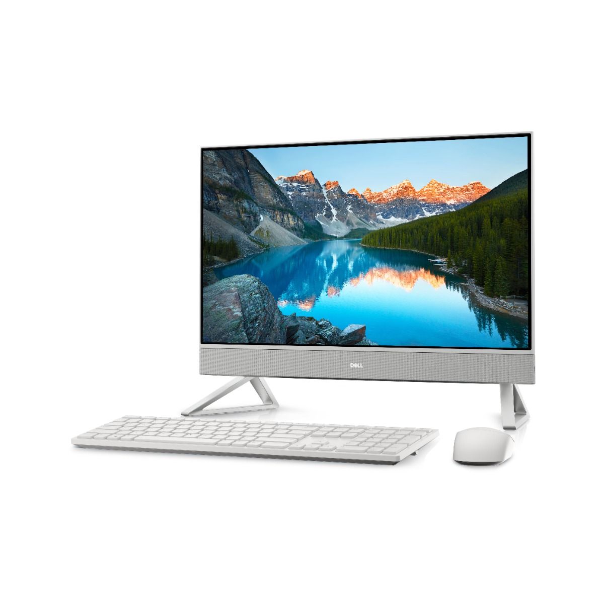 DELL Inspiron 5415 23.8" All in One AIO PC Ryzen 5 8GB 512GB White