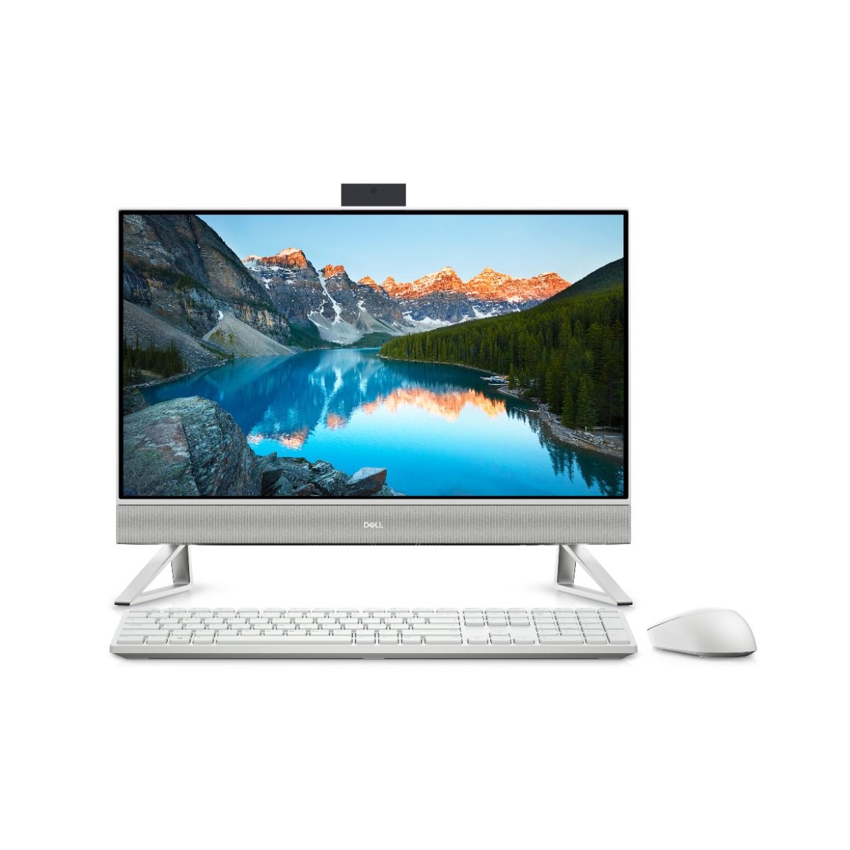 DELL Inspiron 5415 23.8" All in One AIO PC Ryzen 5 8GB 512GB White