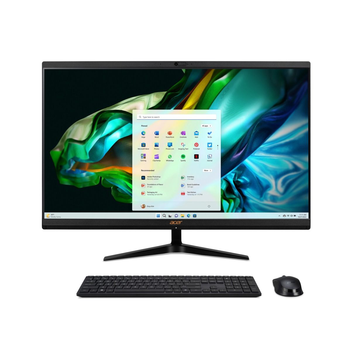 Acer Aspire C27-1800 All-in-One PC 27" Intel i5 13th Gen 8GB RAM 512GB SSD Black