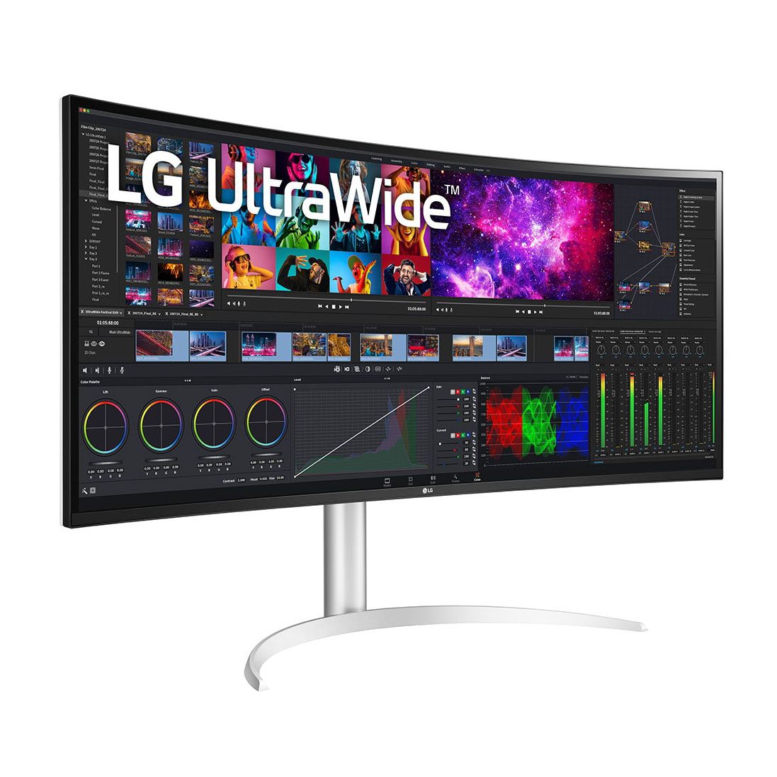 LG UltraWide 39.7" 5K 2K Ultrawide Curved Creator Monitor Nano IPS 72Hz 2500R