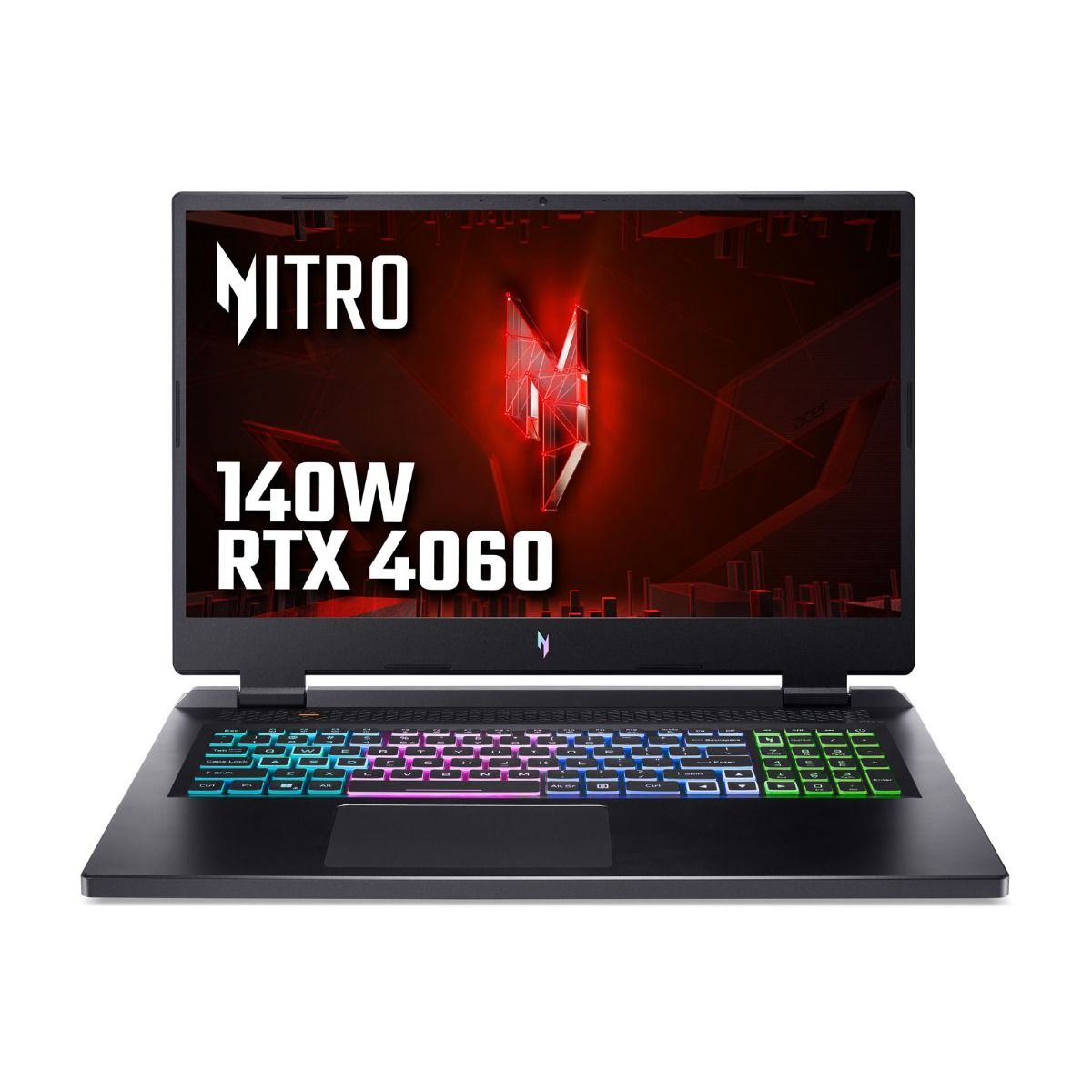 Acer Nitro 17 AN17-41-R7EV 17.3" Gaming Laptop Ryzen 7 16GB 1TB RTX 4060 Black