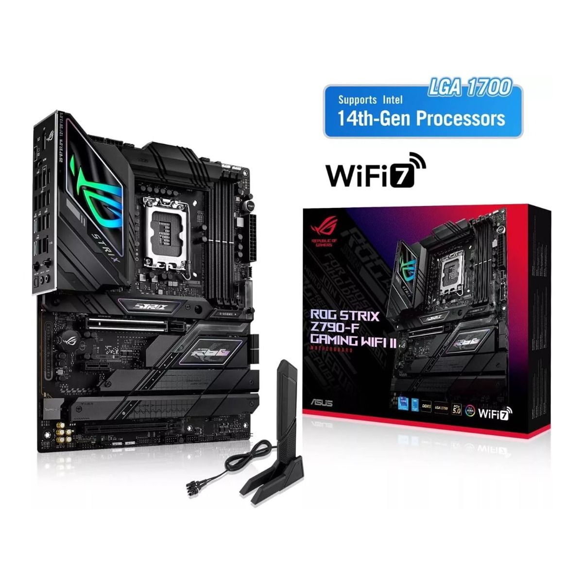 ASUS ROG Strix Z790-F Gaming WiFi II LGA1700 ATX Motherboard M.2, WiFi 7