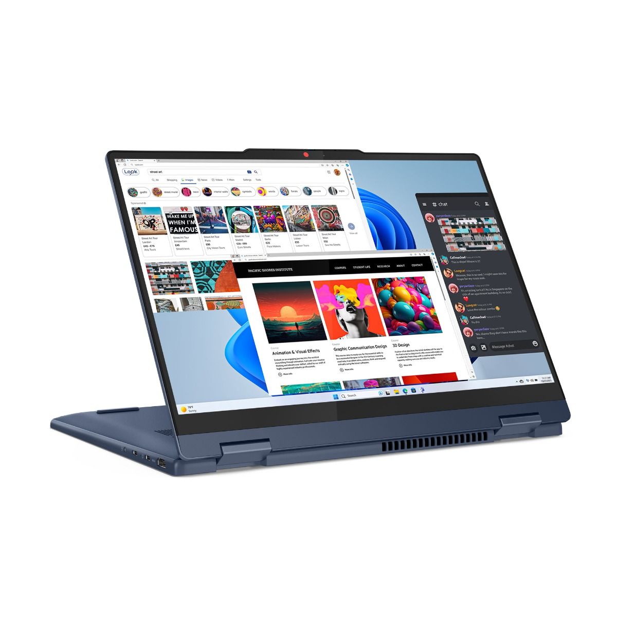 Lenovo IdeaPad 5 2-in-1 14AHP9 14" OLED Laptop Ryzen 7 16GB RAM 512GB SSD Blue