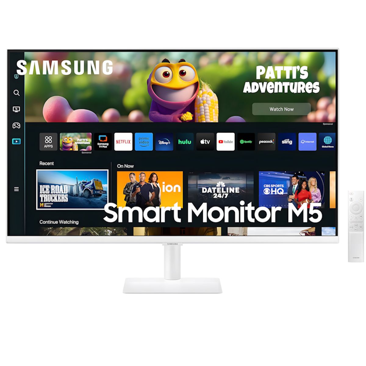 Samsung M50C 32" Full HD Smart Monitor Built in Speakers HDR10 White