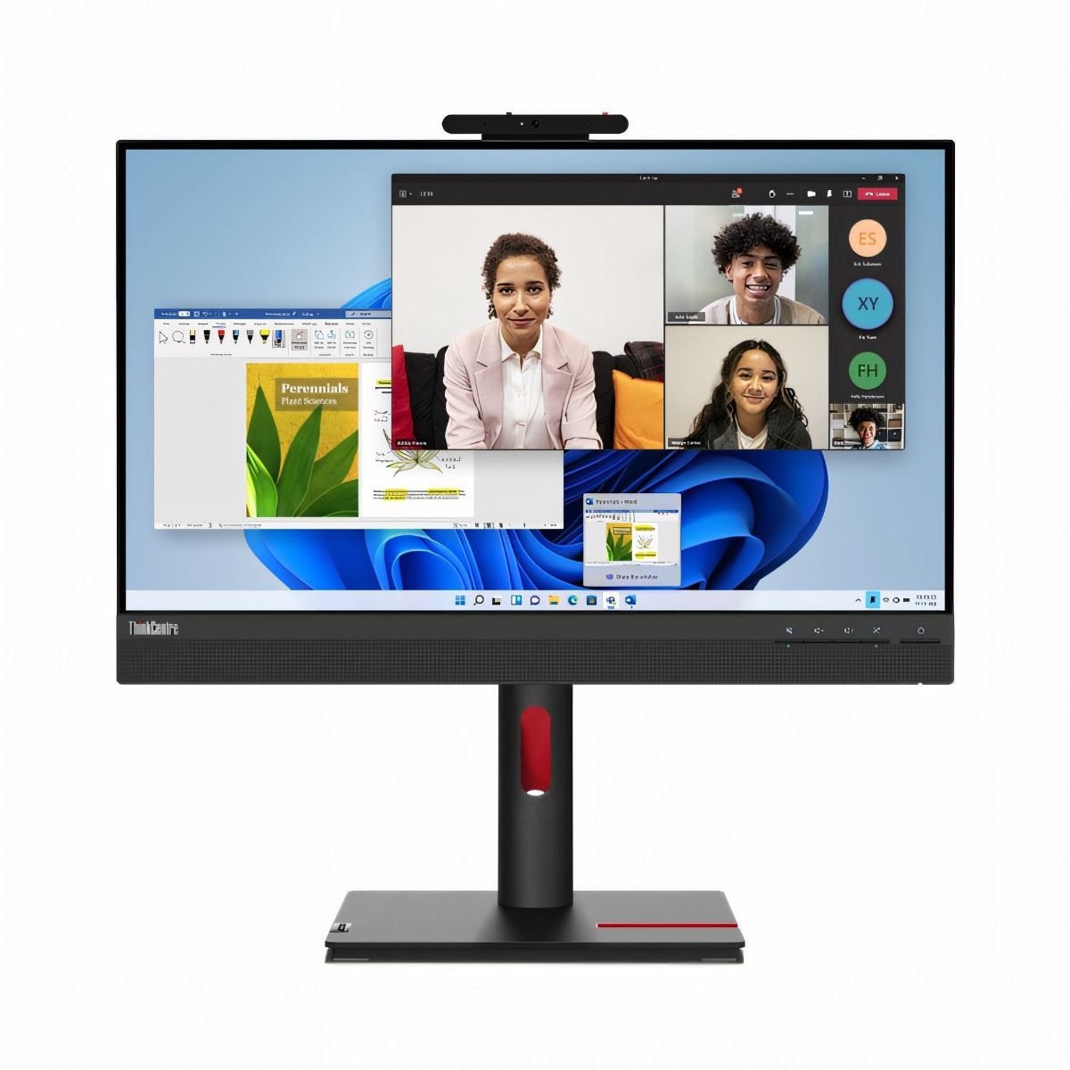 Lenovo ThinkCentre Tiny-In-One 24" Gen 5 Full HD Monitor Black