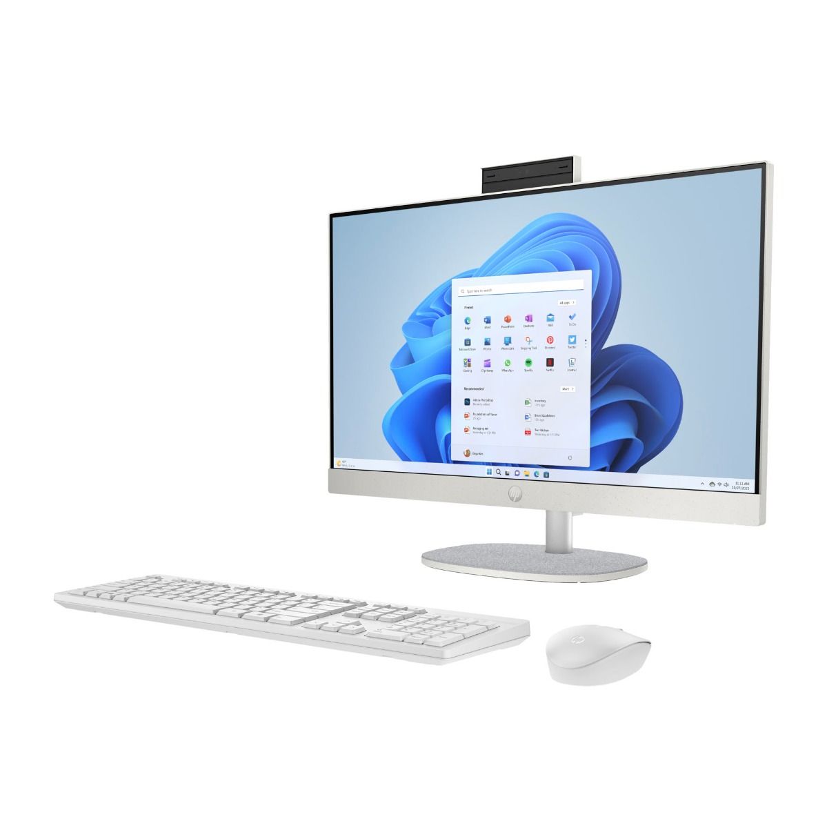 HP 24-cr0021na All-in-One 23.8" Desktop PC Intel i5 13th Gen 8GB RAM 512GB SSD White