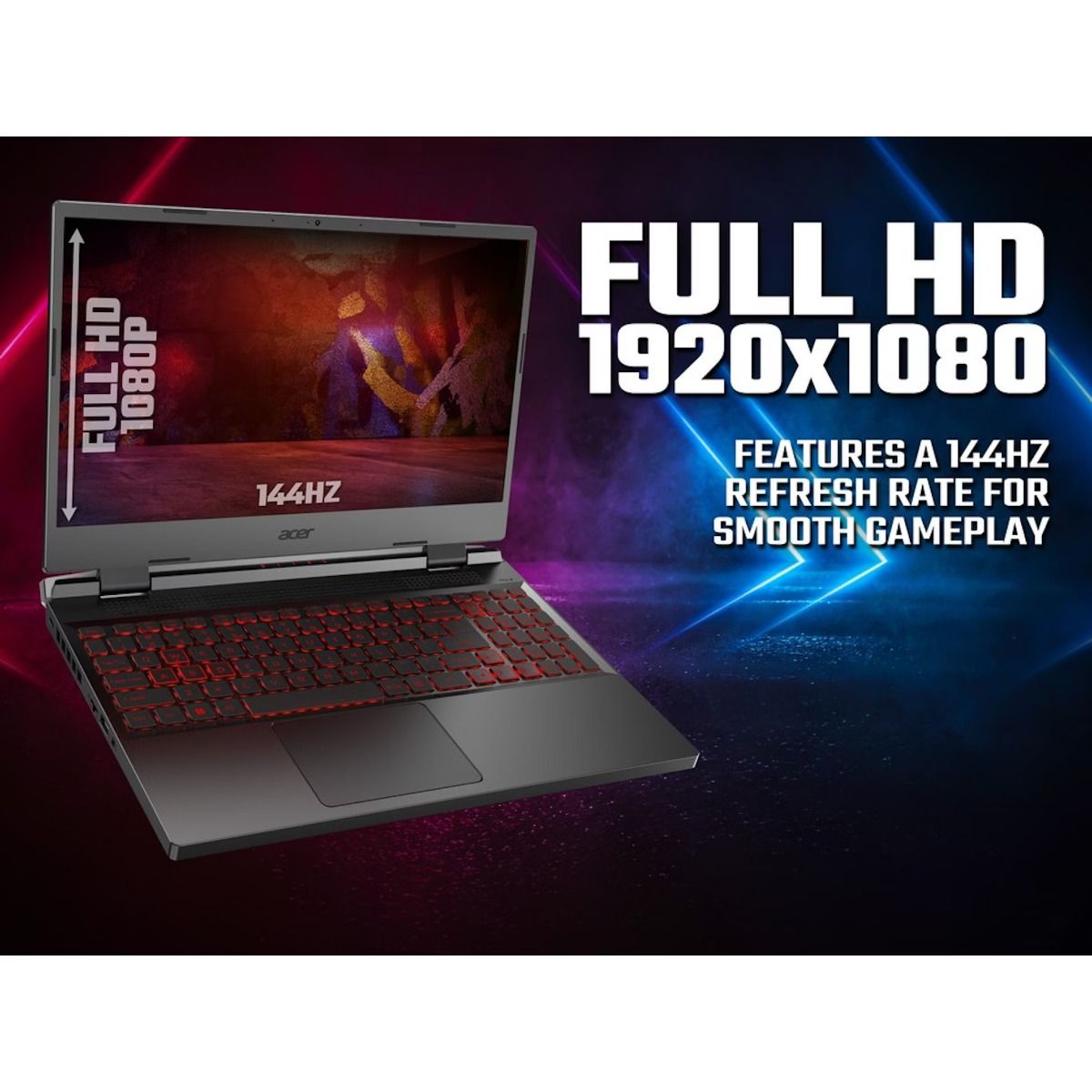 Acer Nitro 5 AN515-58-77K5 144Hz 15.6" Gaming Laptop Intel Core i7 12th Gen 16GB RAM RTX 4060 1TB SSD