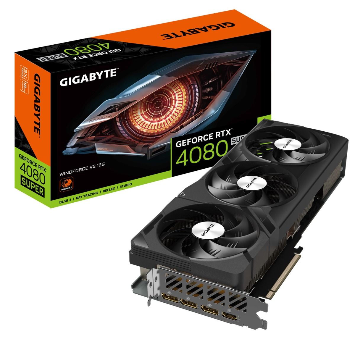 Gigabyte RTX 4080 Super Windforce V2 Graphics Card 16GB GDDR6x