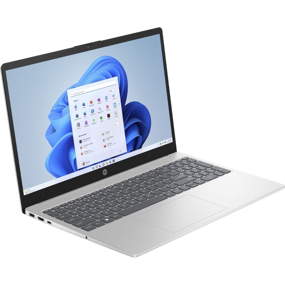 HP 15-fc0008na 15.6" Laptop AMD Ryzen 5 7520U 8GB RAM 256GB SSD Silver
