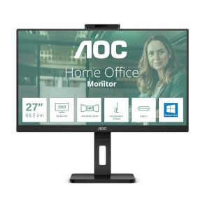 AOC Q27P3QW 27" Quad HD Business Monitor with Webcam & Speakers USB Hub Black Q27P3QW