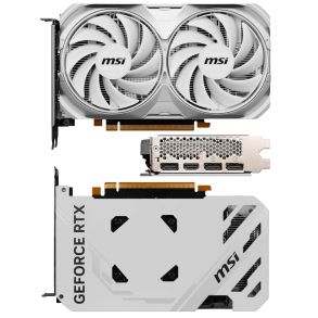 MSI RTX 4060 VENTUS 2X OC White 8 GB GDDR6 Graphics Card Ray Tracing DLSS RTX 4060 VENTUS 2X WHITE 8G OC