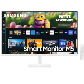 LS32CM501EUXXU Samsung M50C 32" Full HD Smart Monitor Built in Speakers HDR10 White