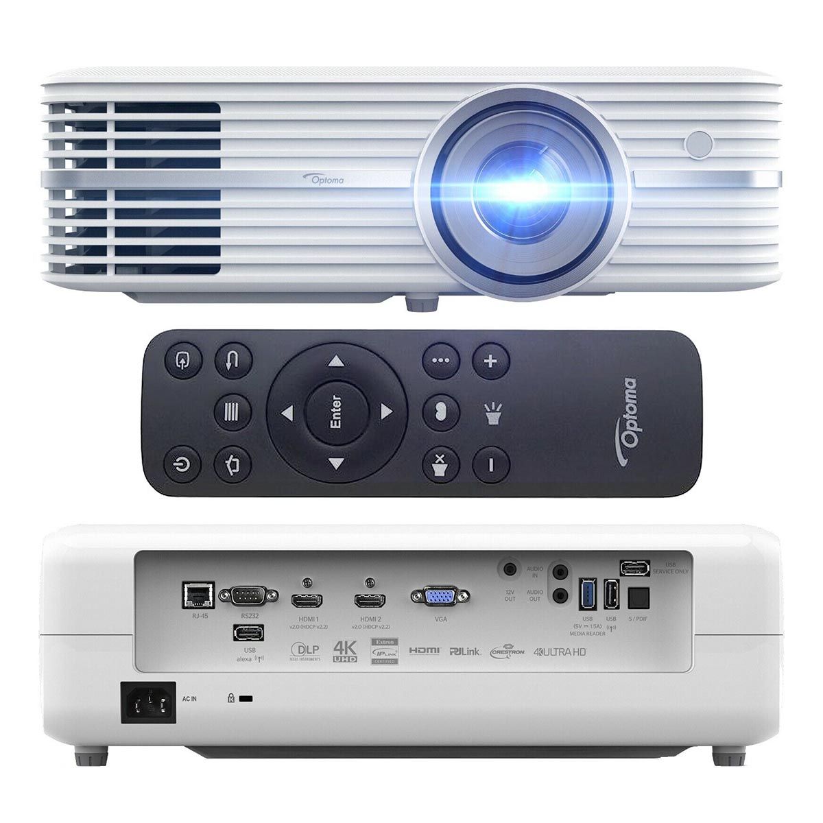 Optoma 4K Projector UHD52ALV DLP Ultra HD 3500 Lumen Home Cinema Movie