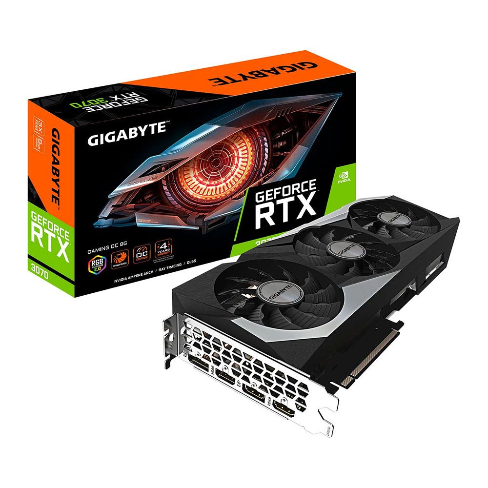 Gigabyte NVIDIA GeForce RTX 3070 8GB GDDR6 OC Ampere Graphics Card