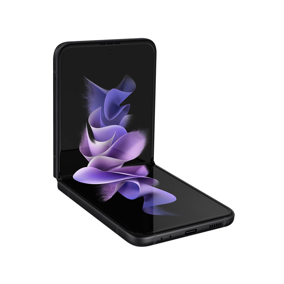 Samsung Folding Smartphone Galaxy Z Flip3 5G 256GB 5G 1.9" & 6.7" Display Black