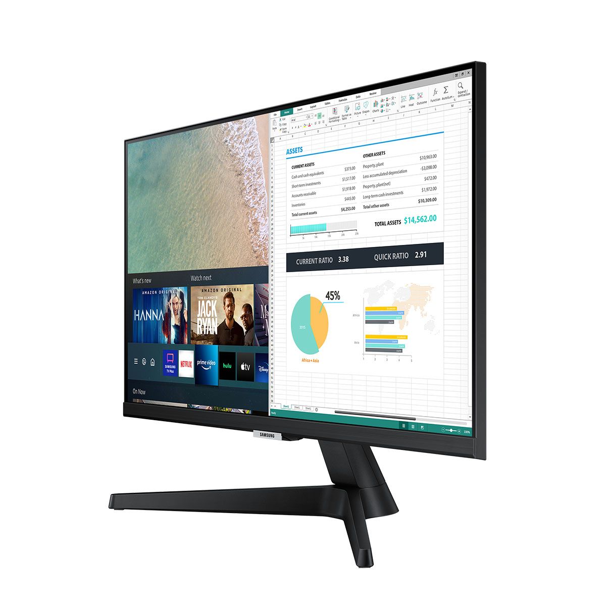 27 m50a full hd smart monitor with speakers & remote