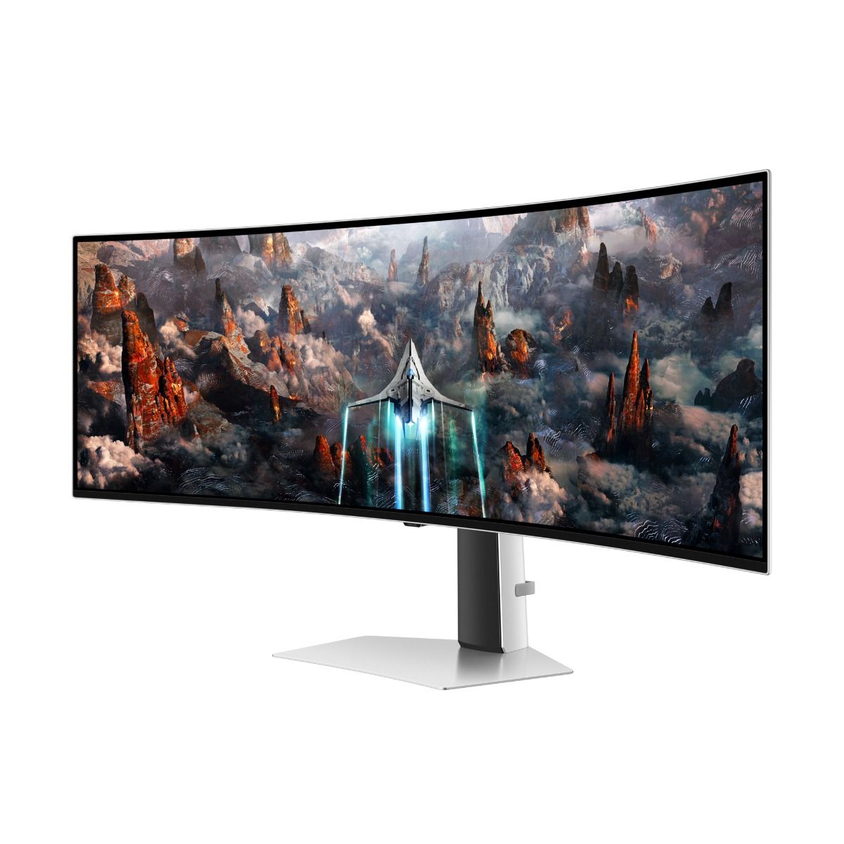 Samsung Odyssey G93SC 49" Wide Quad HD Curved Gaming Monitor 240Hz 0.03ms Grey