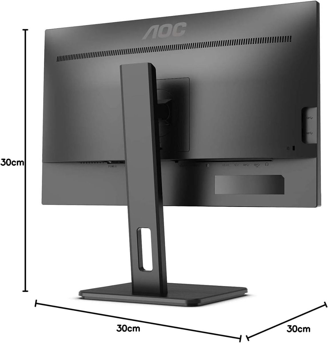 AOC Q24P2Q 23.8" QHD Monitor 2560 x 1440 IPS Display 3-sided Frameless