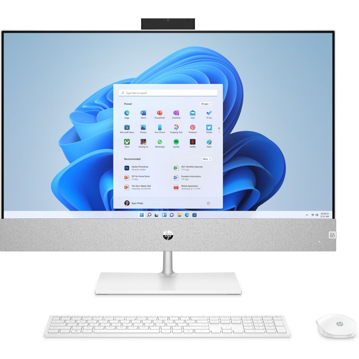 HP All-In-One PC Pavilion 27-ca1001na 27" QHD Intel i5-12400T 8GB RAM 1TB SSD